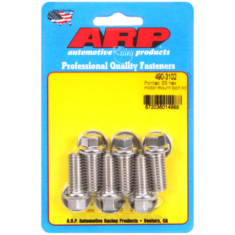 ARP Bolts ARP motor mount bolts for Pontiac (stainless, hex head) | races-shop.com