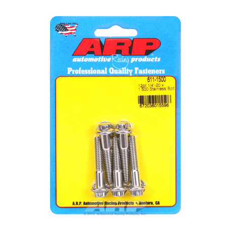 ARP Bolts "1/4""-20 x 1.500 12pt SS bolts" (5pcs) | races-shop.com
