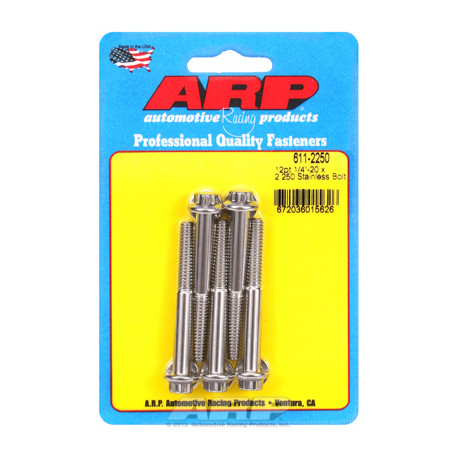ARP Bolts "1/4""-20 x 2.250 12pt SS bolts" (5pcs) | races-shop.com