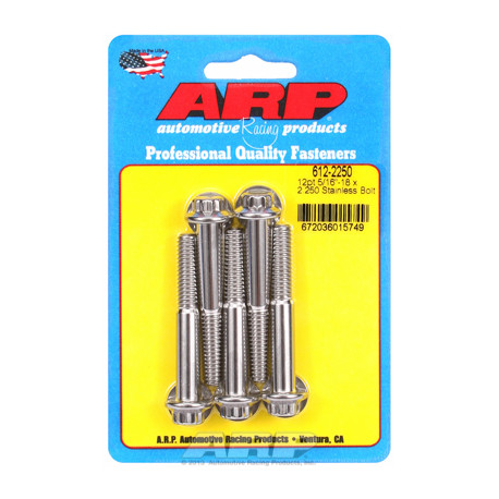 ARP Bolts "5/16""-18 x 2.250 12pt SS bolts" (5pcs) | races-shop.com