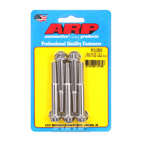 ARP Bolts "5/16""-18 x 2.500 12pt SS bolts" (5pcs) | races-shop.com