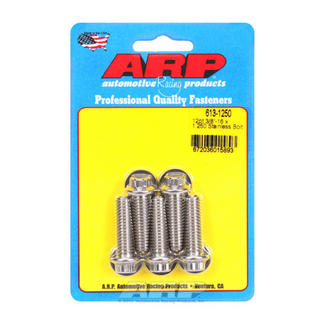ARP Bolts "3/8""-16 x 1.250 12pt SS bolts" (5pcs) | races-shop.com