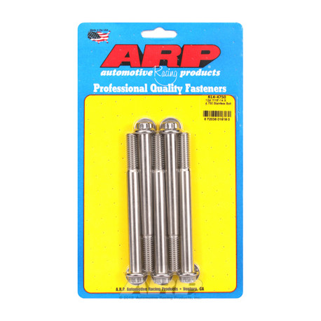 ARP Bolts "7/16""-14 X 4.750 12pt 1/2 wrenching SS bolts" (5pcs) | races-shop.com