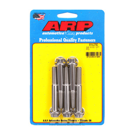 ARP Bolts "3/8""-16 x 2.750 12pt 7/16 wrenching SS bolts" (5pcs) | races-shop.com