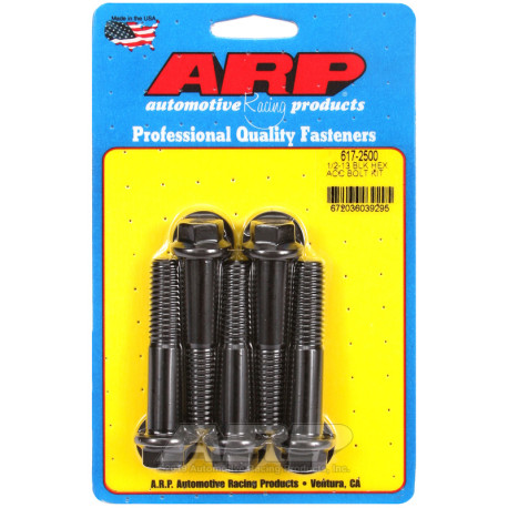 ARP Bolts ARP bolts (hex head, black oxide), 1/2-13 × 63.5 mm | races-shop.com