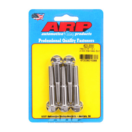ARP Bolts "5/16""-18 x 2.000 hex SS bolts" | races-shop.com