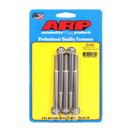 ARP Bolts "5/16""-18 x 3.500 hex SS bolts" | races-shop.com