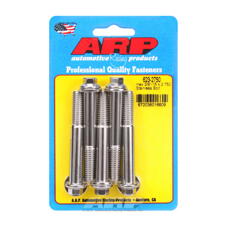 ARP Bolts "3/8""-16 x 2.750 hex SS bolts" (5pcs) | races-shop.com