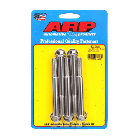 ARP Bolts "3/8""-16 x 3.500 hex SS bolts" (5pcs) | races-shop.com