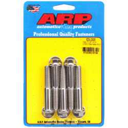 "7/16""-14 X 2.500 hex 1/2 wrenching SS bolts" (5pcs)