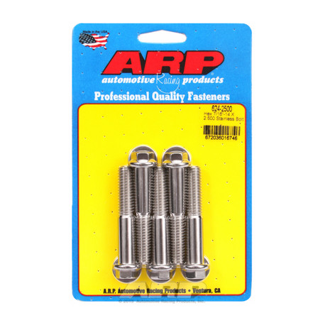 ARP Bolts "7/16""-14 X 2.500 hex 1/2 wrenching SS bolts" (5pcs) | races-shop.com