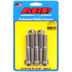 "7/16""-14 X 2.750 hex SS bolts" (5pcs)