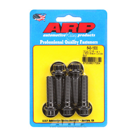 ARP Bolts "7/16""-14 x 1.500 12pt black oxide bolts" (5pcs) | races-shop.com