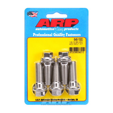 ARP Bolts ARP Bolt Kit 1/2-13 X 1.500 SS Hex | races-shop.com
