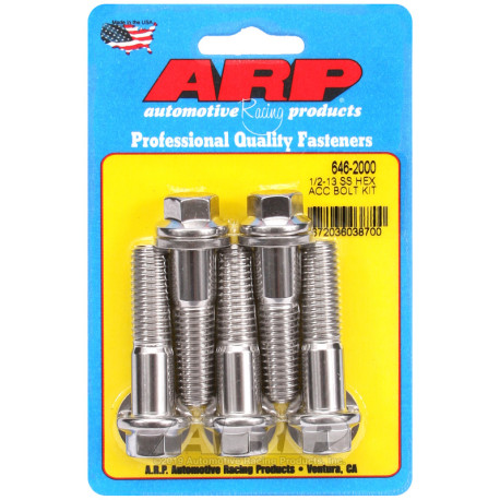 ARP Bolts ARP bolts (stainless, hex head), 1/2-13 × 50.8 mm | races-shop.com