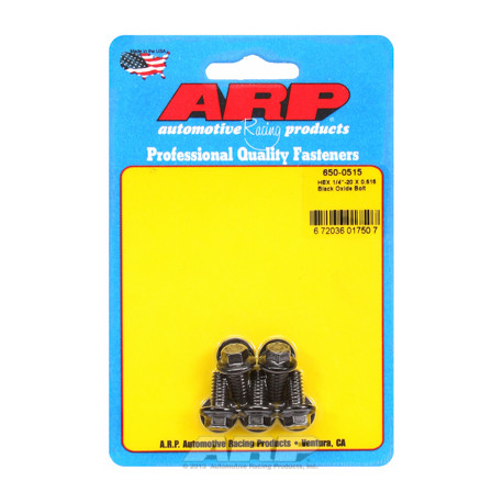 ARP Bolts "1/4""-20 X 0.515 hex black oxide bolts" (5pcs) | races-shop.com