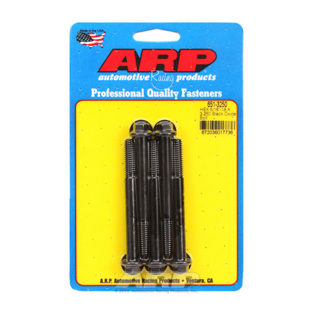 ARP Bolts "5/16""-18 X 3.250 hex black oxide bolts" (5pcs) | races-shop.com
