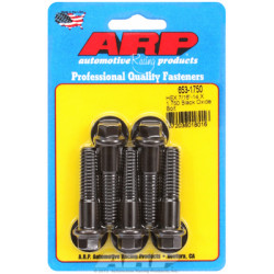 "7/16""-14 X 1.750 hex black oxide bolts" (5pcs)