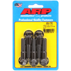 ARP bolts (hex head, black oxide), 7/16-14 × 44.45 mm, 5 pcs