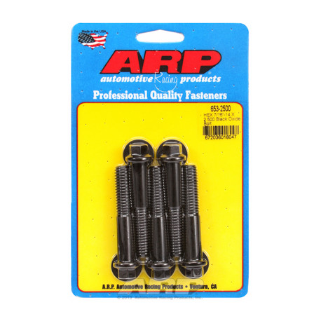 ARP Bolts "7/16""-14 X 2.500 hex black oxide bolts" (5pcs) | races-shop.com