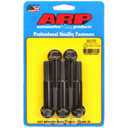 "7/16""-14 X 2.750 hex black oxide bolts" (5pcs)