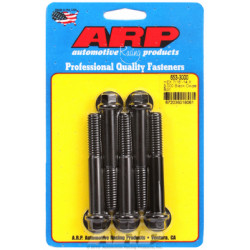 "7/16""-14 X 3.000 hex black oxide bolts" (5pcs)