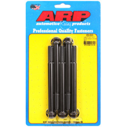 "7/16""-14 X 5.000 hex black oxide bolts" (5pcs)