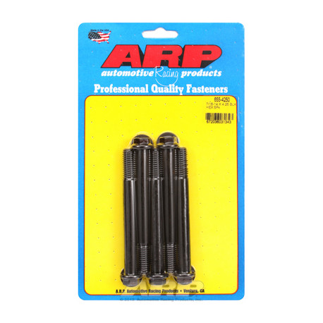 ARP Bolts "7/16""-14 X 4.250 hex 1/2 wrenching black oxide bolts" 5pcs | races-shop.com