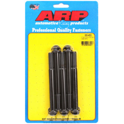 "7/16""-14 X 4.500 hex 1/2 wrenching black oxide bolts" 5pcs