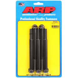 "7/16""-14 X 5.000 hex 1/2 wrenching black oxide bolts" 5pcs
