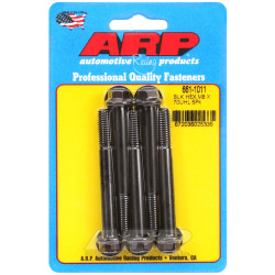 ARP bolts (hex head, black oxide), M8×1.25 × 70 mm, 5 pcs