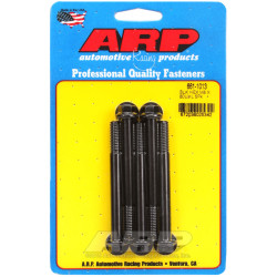 ARP bolts (hex head, black oxide), M8×1.25 × 80 mm, 5 pcs