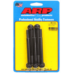 M8 x 1.25 x 90 hex black oxide bolts (5pcs)