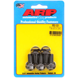 ARP bolts (hex head, black oxide), M10×1.25 × 20 mm, 5 pcs