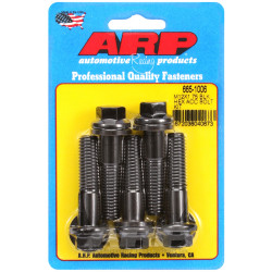 ARP bolts (hex head, black oxide), M12×1.75 × 50 mm