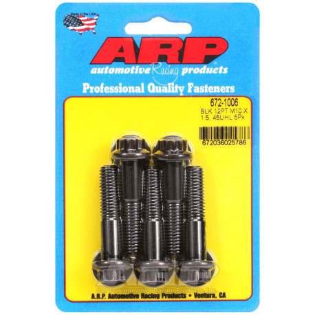 ARP Bolts ARP bolts (12-point, black oxide), M10×1.50 × 45 mm, 5 pcs | races-shop.com