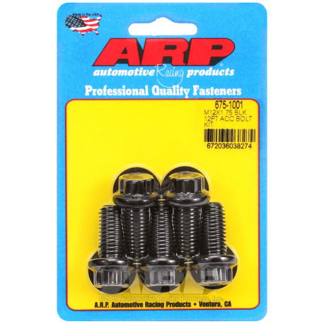 ARP Bolts ARP bolts (12-point, black oxide), M12×1.75 × 25 mm | races-shop.com