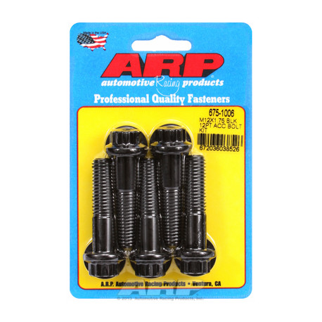 ARP Bolts ARP Bolt Kit M12 X 1.75 X 50 Black Oxide 12PT | races-shop.com