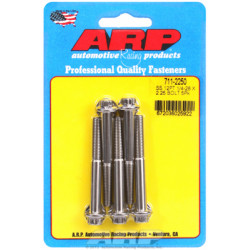 "1/4""-28 x 2.250 12pt SS bolts" (5pcs)