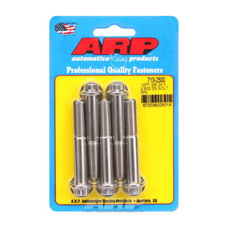 ARP Bolts "3/8""-24 x 2.500 12pt SS bolts" (5pcs) | races-shop.com