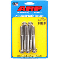 "3/8""-24 x 3.000 12pt SS bolts" (5pcs)