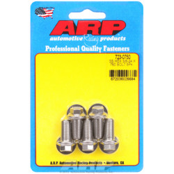 "3/8""-24 x .750 hex SS bolts" (5pcs)
