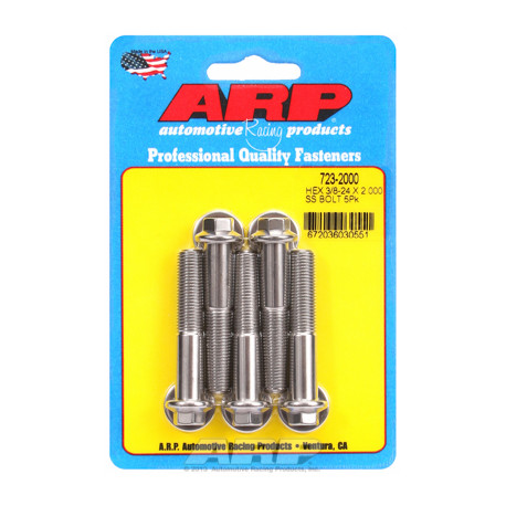ARP Bolts "3/8""-24 x 2.000 hex SS bolts" (5pcs) | races-shop.com