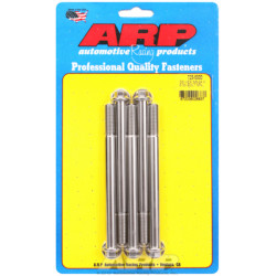 "3/8""-24 x 5.000 hex SS bolts" (5pcs)