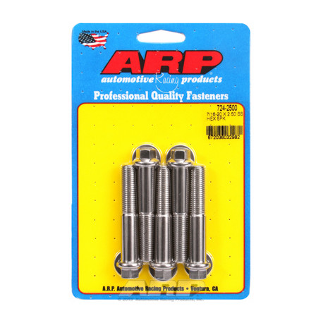 ARP Bolts "7/16""-20 x 2.500 hex SS bolts" (5pcs) | races-shop.com