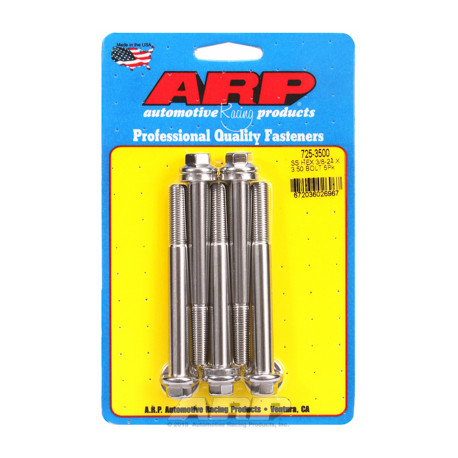 ARP Bolts "3/8""-24 x 3.500 hex 7/16 wrenching SS bolts" (5pcs) | races-shop.com