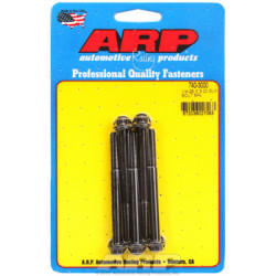 "1/4""-28 x 3.000 12pt black oxide bolts" (5pcs)