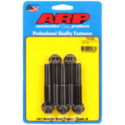"7/16""-20 x 2.500 12pt black oxide bolts" (5pcs)