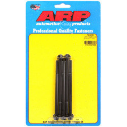 "1/4""-28 x 4.250 hex black oxide bolts" (5pcs)
