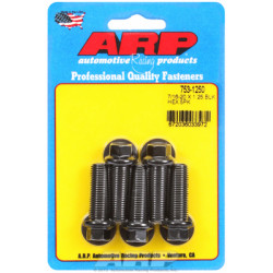"7/16""-20 x 1.250 hex black oxide bolts" (5pcs)